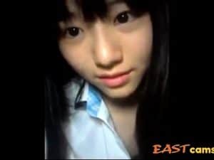 Attractive Korean girl’s amateur self video